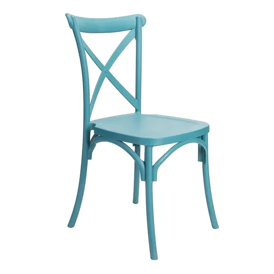 Cheap Scandinavian Stackable Rattan Plastic PP Restaurant Outdoor Leisure Back Chair 