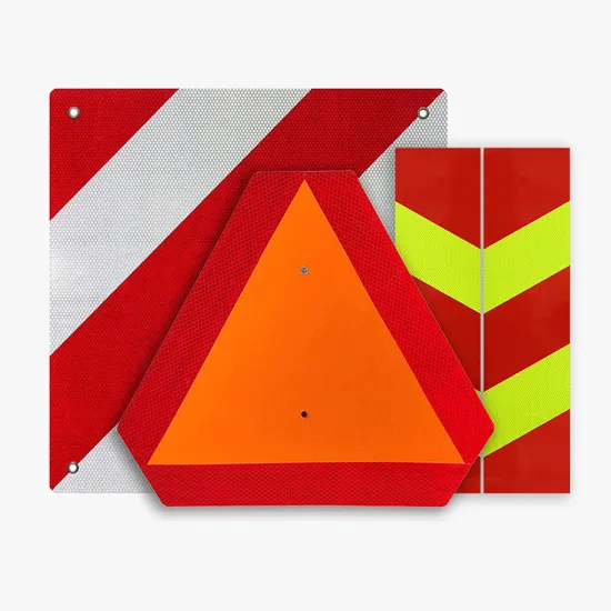 ECE R69 Approved Reflective Triangle Slow Moving Vehicle Sign Smv Warning Sign 