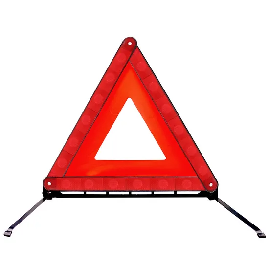 Factory Price Car Warning Folding Vertical Reflective Tripod Vehicle Parking Safety Sign 