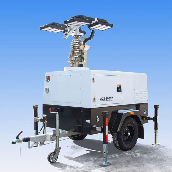 Large Capacity Industrial Diesel Generator 7kw LED Lamps 