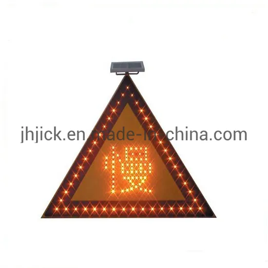 LED Light Solar Traffic Road Safety Warning Signs 