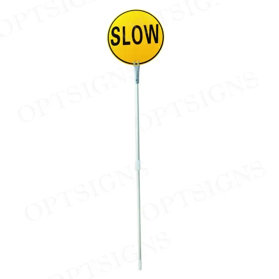 G102304 Work Zone Reflective Safety Warning Stop Slow Board Aluminum Traffic Road Signs 