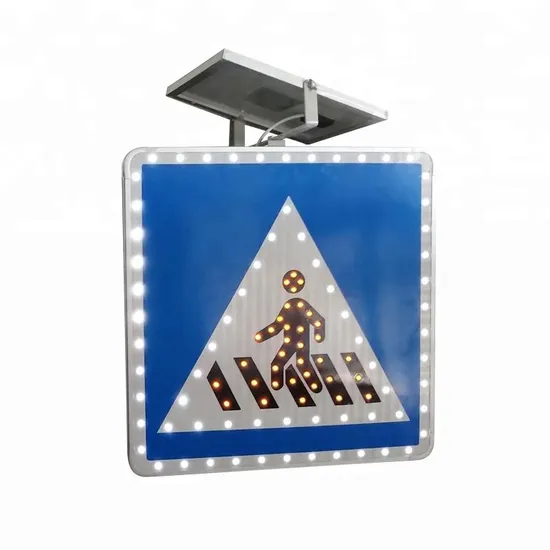 Solar Aluminum Traffic Warning Sign High Reflective Customized Solar LED Traffic Street Sign Octagonal Sign Board 