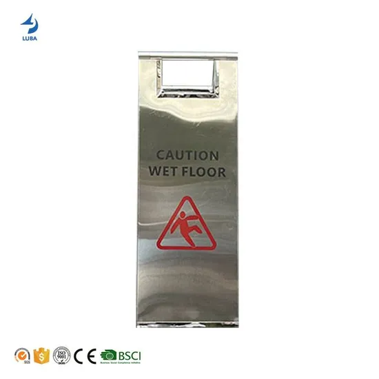 Foldable Stainless Steel Road Wet Floor Safety Caution Sign 