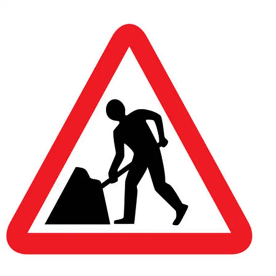 Customized Design Traffic Warning Sign Aluminum Speed Sign Safety Board Sign 