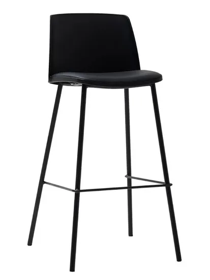 Scandinavian Light Luxury Bar Stool Home Use High Stool Modern Simple Bar Chair Backrest Chair 